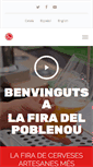 Mobile Screenshot of lafiradelpoblenou.com